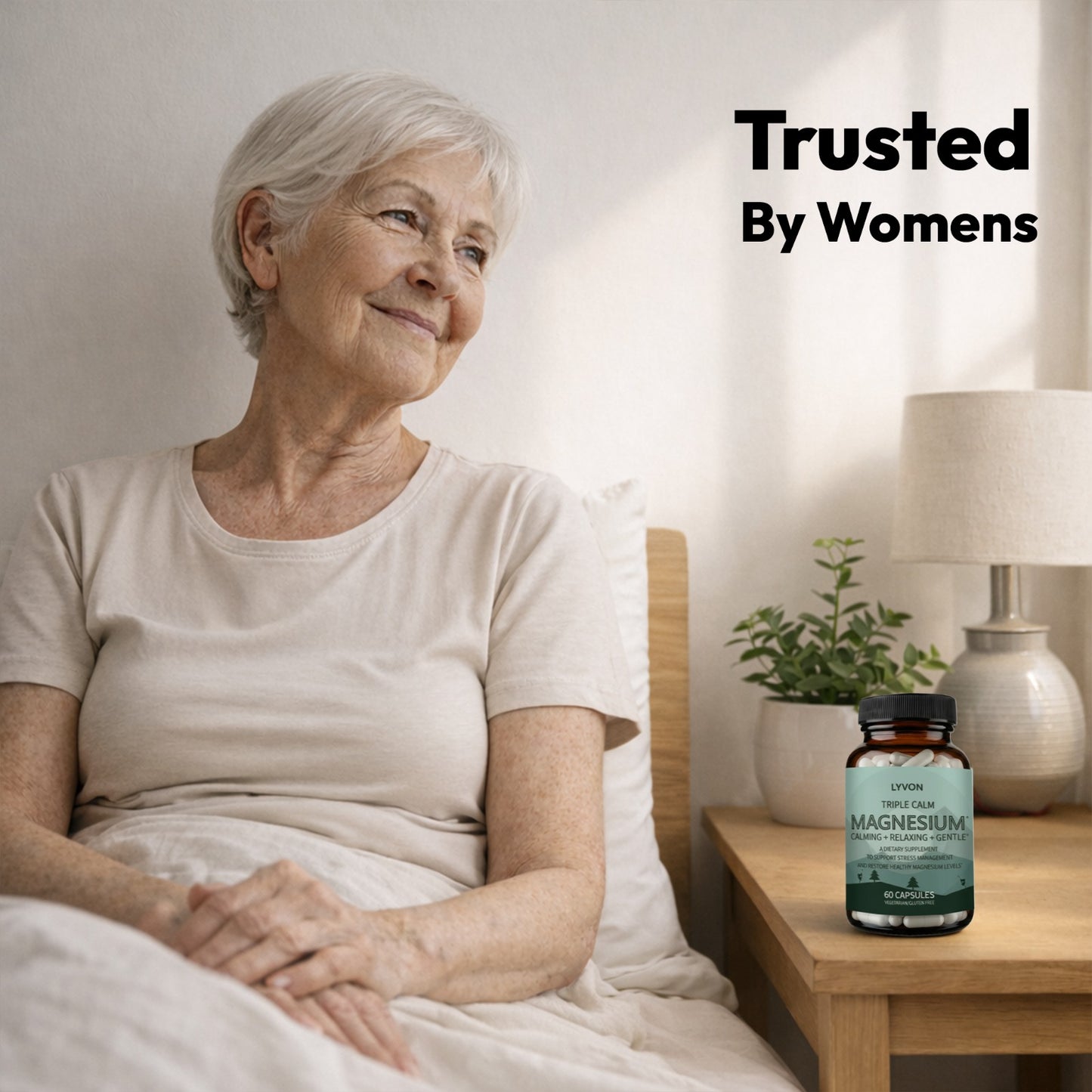 Triple Calm Magnesium – To support stress, anxiety, and sleepless nights in a natural way, helping you feel calm and grounded again.