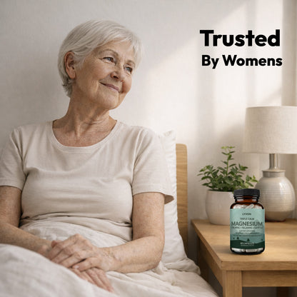 Triple Calm Magnesium – To support stress, anxiety, and sleepless nights in a natural way, helping you feel calm and grounded again.