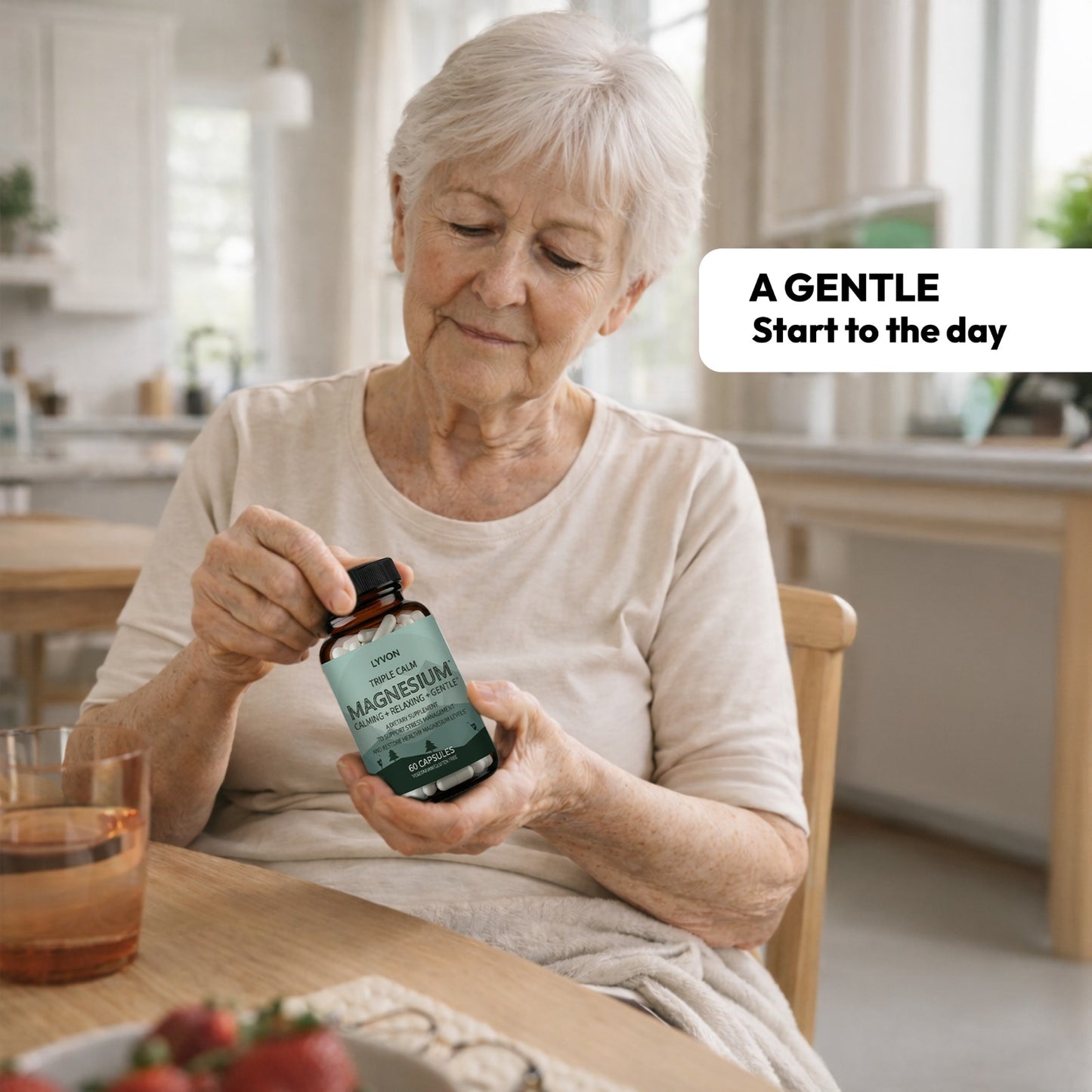 Triple Calm Magnesium – To support stress, anxiety, and sleepless nights in a natural way, helping you feel calm and grounded again.